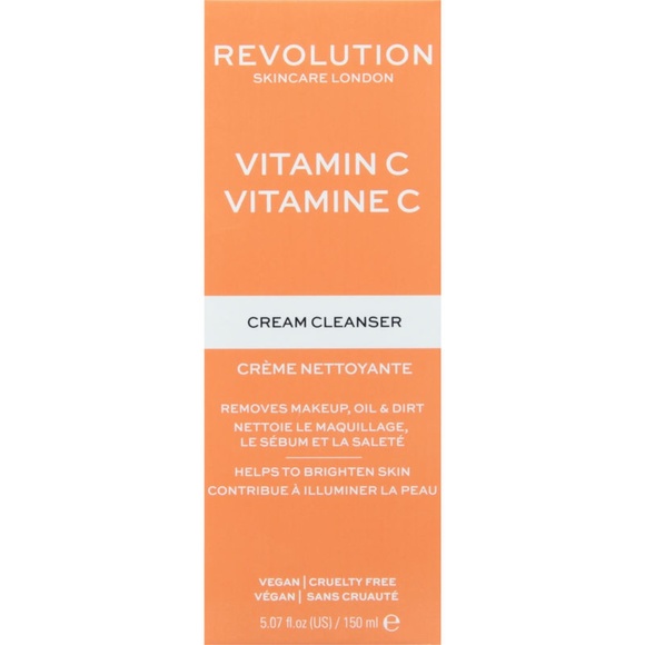 Revolution Skincare VITAMIN C BRIGHTENING CREAM CLEANSER - Picture 1 of 9
